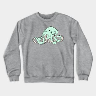 Seafoam Octopus Crewneck Sweatshirt